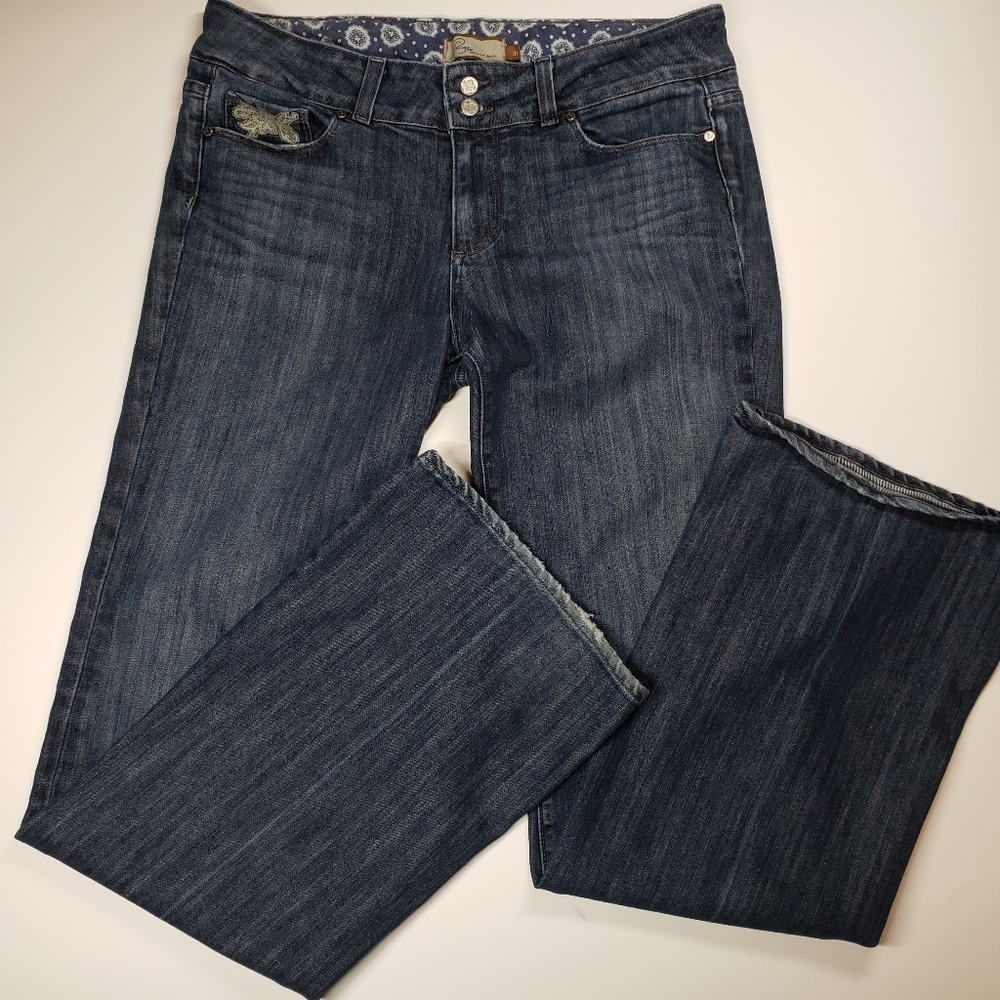 Paige hidden hills Bootcut Darkwash jeans Size 31